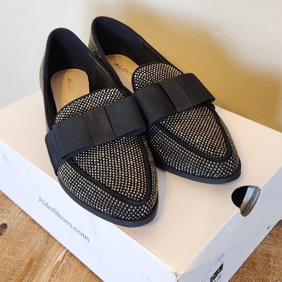 Aldo Rhinestone Loafers - Picture 2 of 9